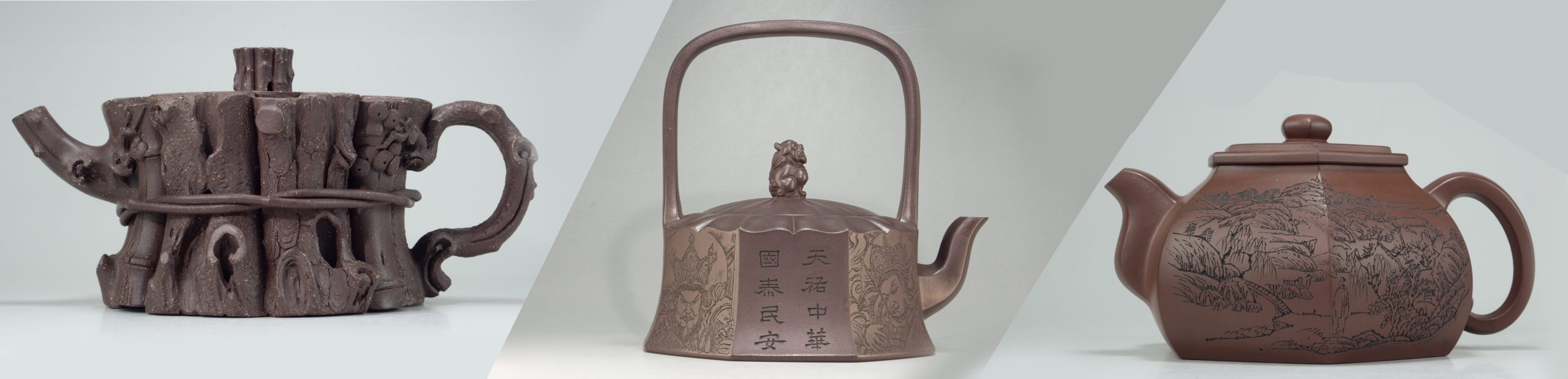 紫砂壺名家紫砂壺線上展覽館:紫砂名人堂  紫砂三大家在紫砂藝術的傳承與時代印記