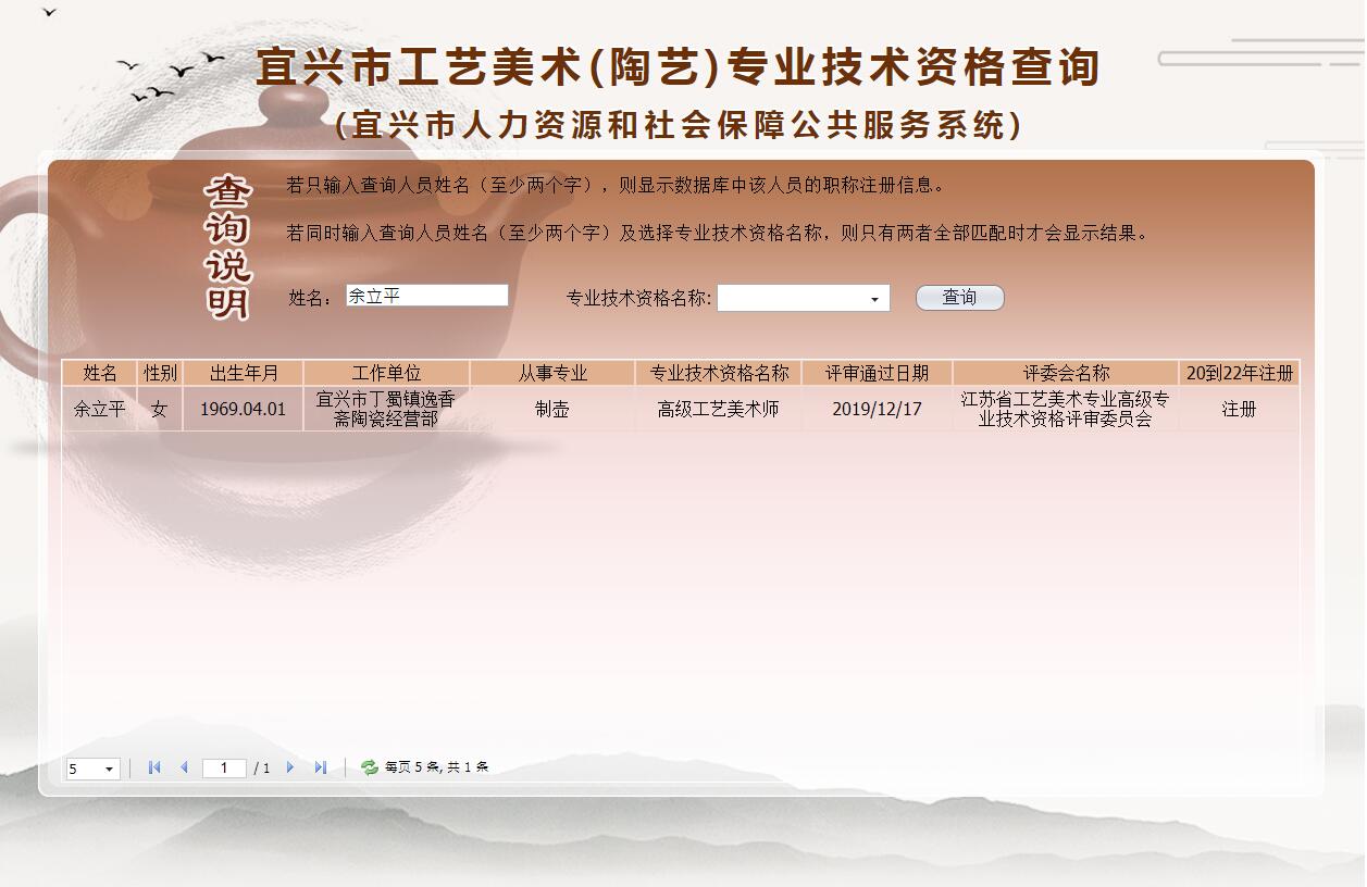 余立平職稱查詢