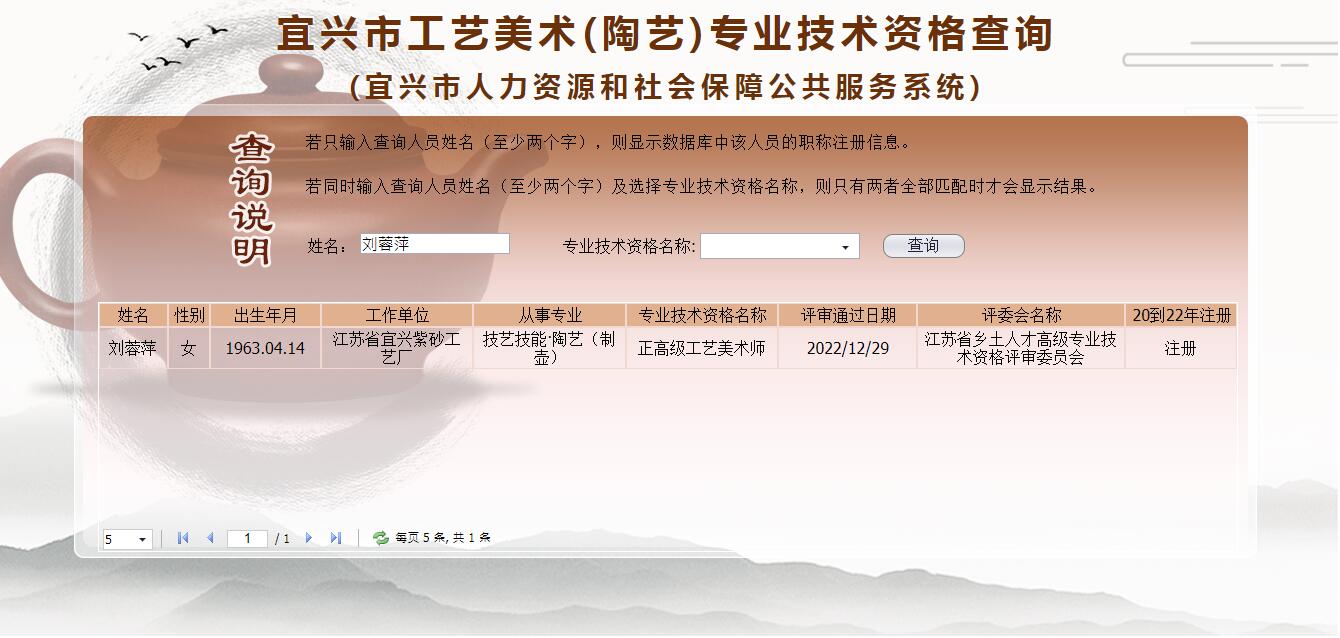 劉蓉萍職稱查詢