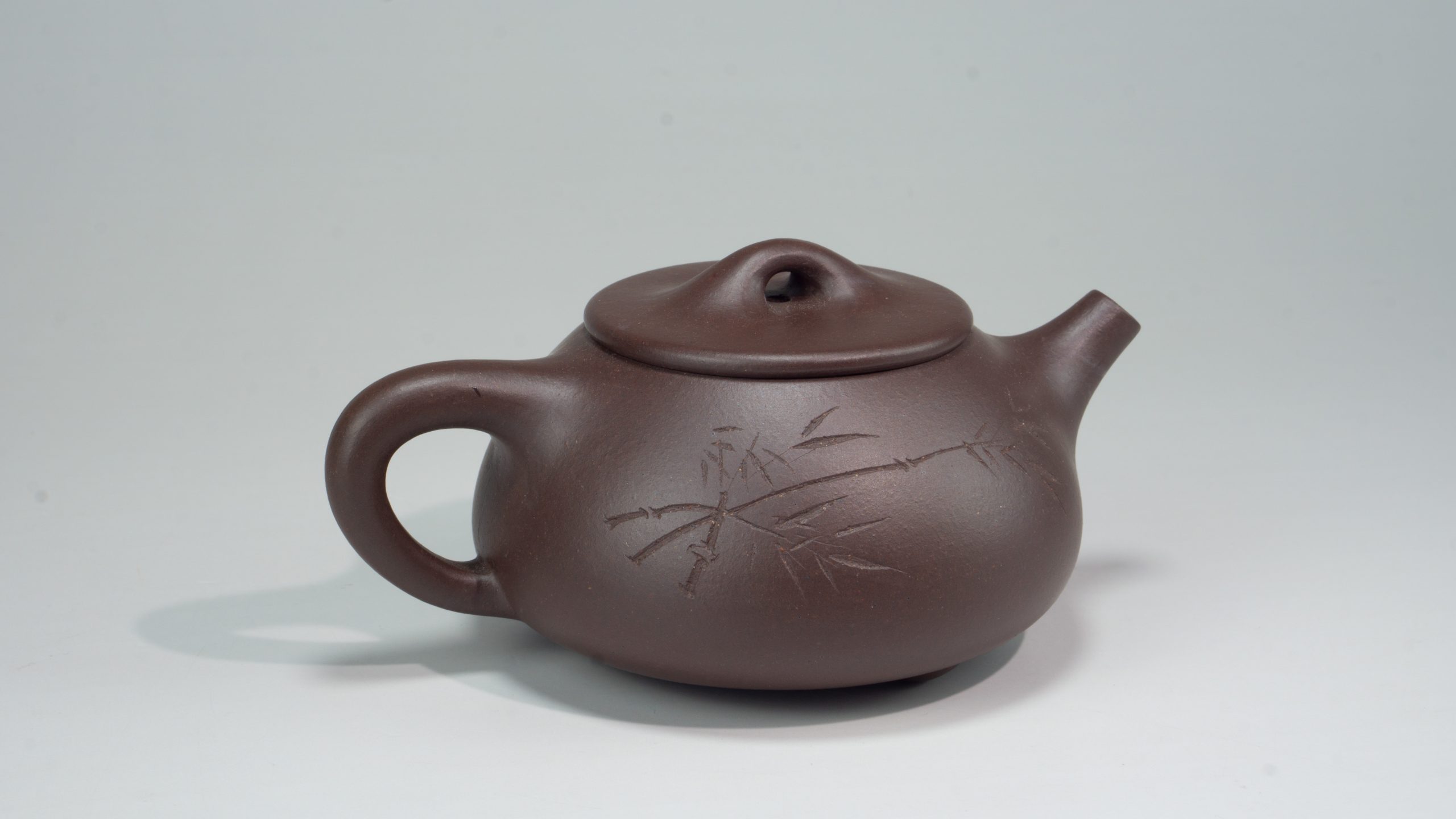 陳順根_三足石瓢_紫泥