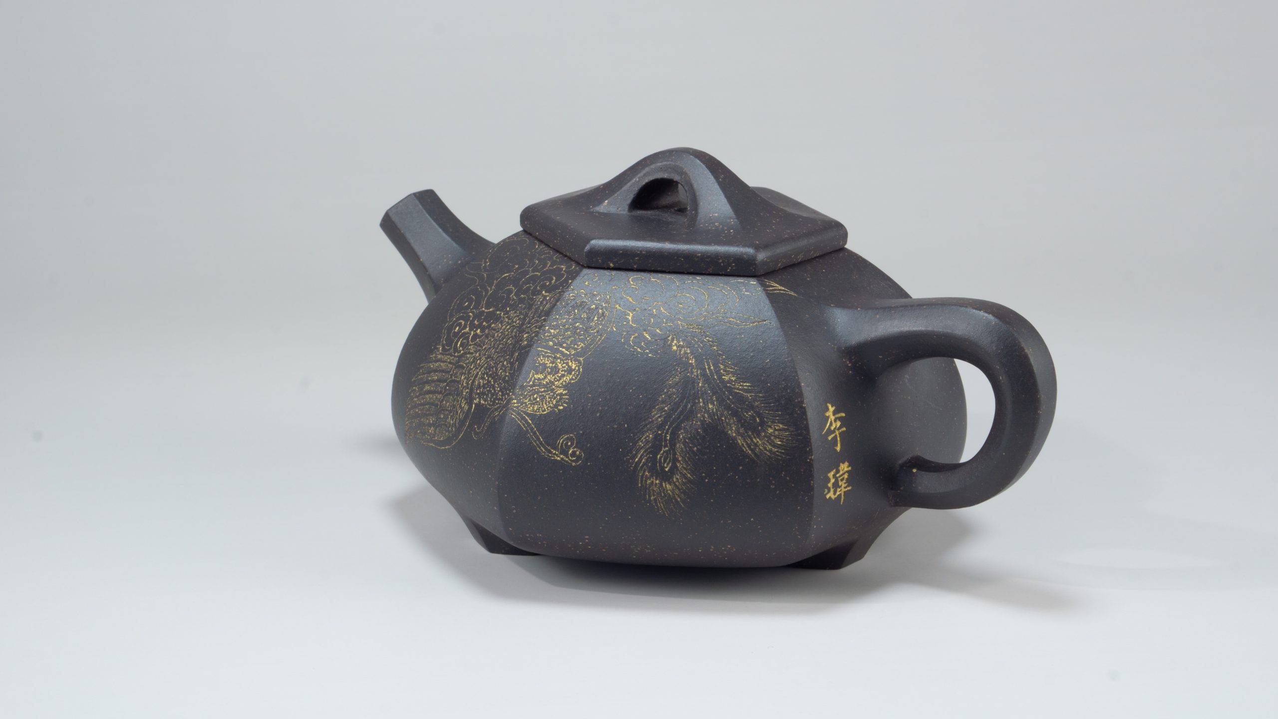 高建中_六方石瓢_滿天星黑金砂